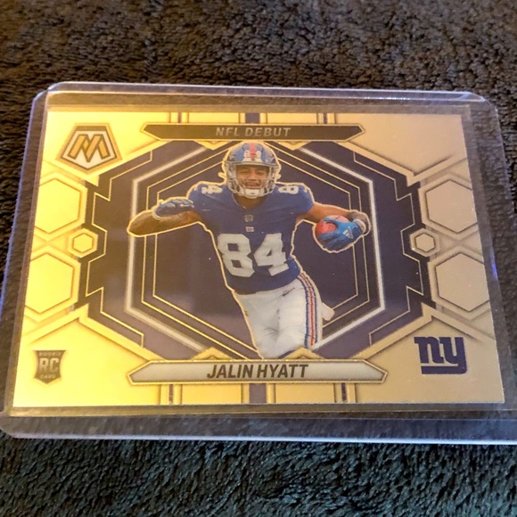Jalin Hyatt 2023 Panini Mosaic NFL Debut Rookie Card-New York Giants - Picture 1 of 2
